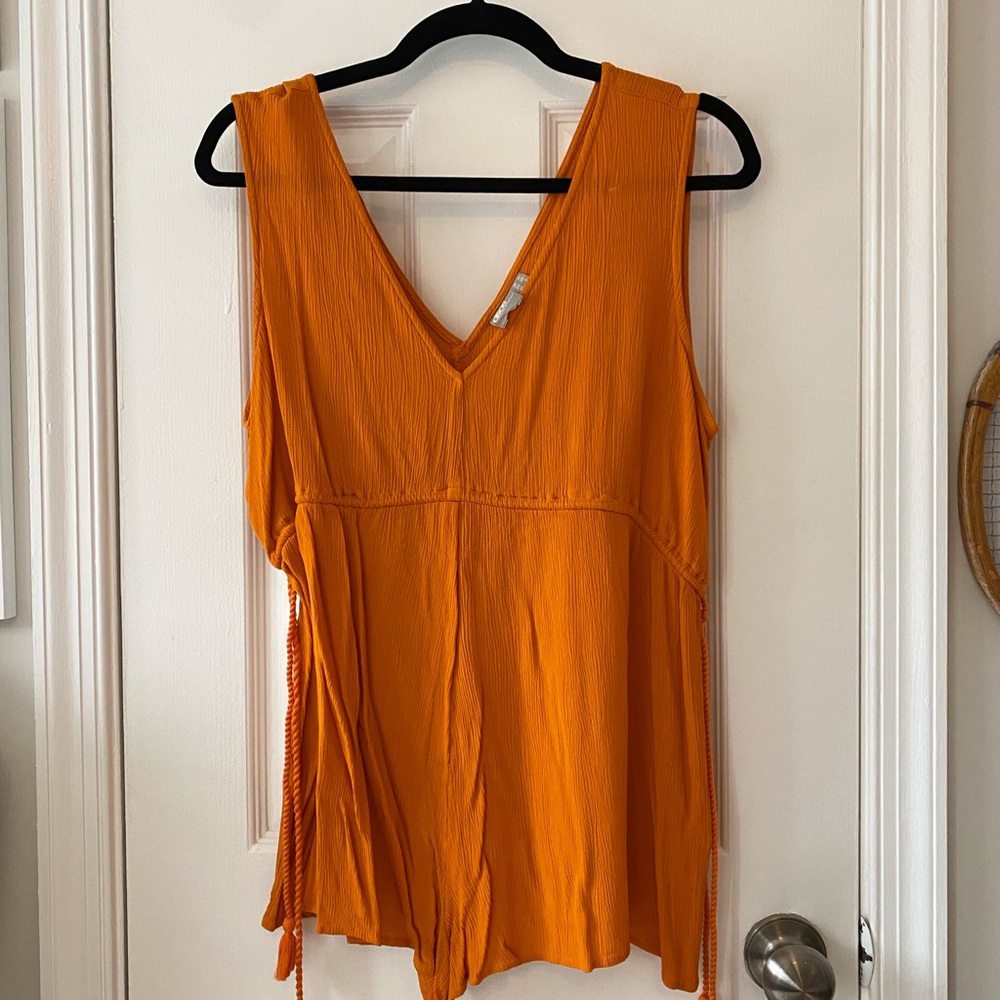 Asos Orange romper / Beach coverup